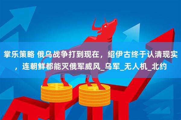 掌乐策略 俄乌战争打到现在，绍伊古终于认清现实，连朝鲜都能灭俄军威风_乌军_无人机_北约